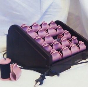 20 Remington pink heat hair curlers